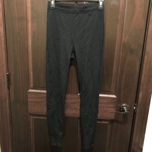 Express black pleated leggings